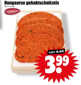 Dirk Hongaarse gehaktschnitzels aanbieding