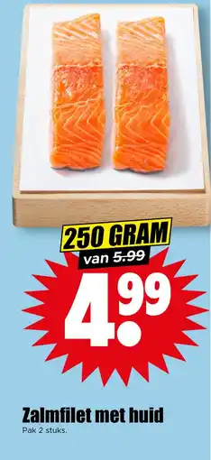 Dirk Zalmfilet met huid aanbieding