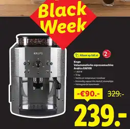 Lidl Krups volautomatische espressomachine aanbieding