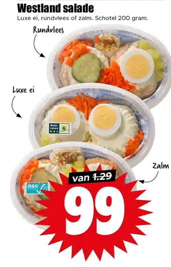 Dirk Westland salade aanbieding