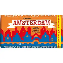 Albert Heijn Tony's Chocolonely Amsterdam reep melk karamel zeezout aanbieding