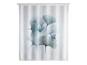 Lidl Wenko Douchegordijn Ginkgo 180 x 200 cm aanbieding