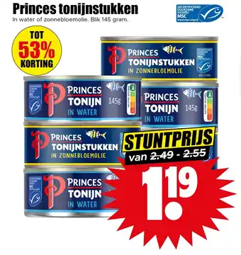 Dirk Princes tonijnstukken aanbieding