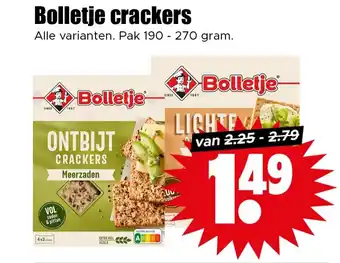 Dirk Bolletje crackers aanbieding