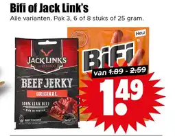 Dirk Bifi of Jack Link's aanbieding