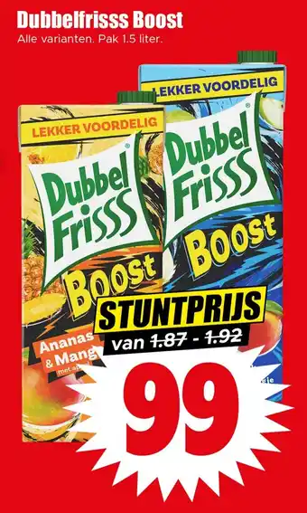 Dirk Dubbelfrisss Boost aanbieding