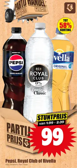Dirk Pepsi Royal Club of Rivella aanbieding