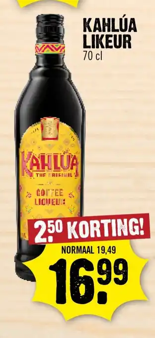Dirk Kahlúa likeur aanbieding