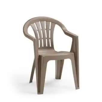 Praxis Jardin tuinstoel Cuba stapelbaar cappuccino aanbieding