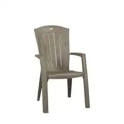 Praxis Jardin tuinstoel Santorini kunststof cappuccino aanbieding