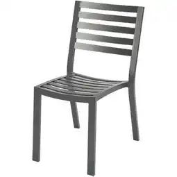 Praxis Central Park tuinstoel Vina stapelbaar grijs aanbieding