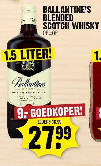 Dirk Ballantine's blended scotch whisky aanbieding