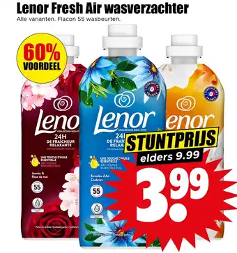 Dirk Lenor Fresh Air wasverzachter aanbieding