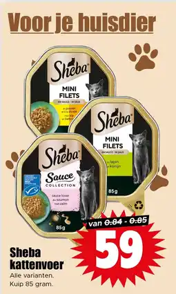 Dirk Sheba kattenvoer aanbieding