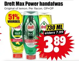 Dirk Dreft Max Power handafwas aanbieding