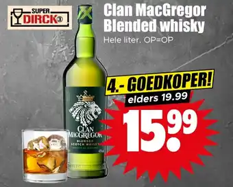 Dirk Clan MacGregor Blended whisky aanbieding