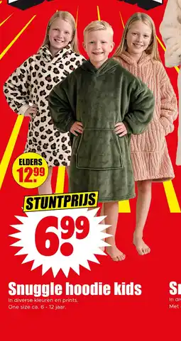 Dirk Snuggle hoodie kids aanbieding