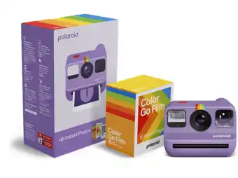 MediaMarkt Polaroid Go Generation 2 + Color Film Bundle (16 Photos) Instant Camera Purple aanbieding
