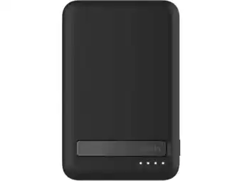 MediaMarkt Belkin 5000 Mah Qi2 Powerbank Met Kickstand – (magsafe‑compatibel) Zwart aanbieding