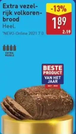 ALDI Extra Vezelrijk Volkorenbrood aanbieding