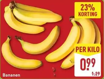 ALDI Bananen aanbieding