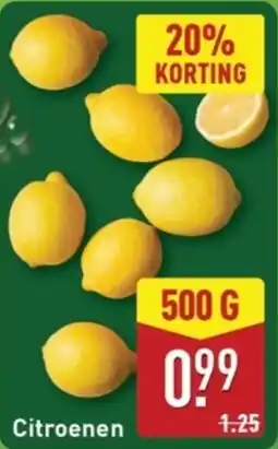 ALDI Citroenen aanbieding