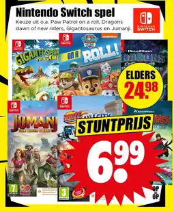 Dirk Nintendo Switch spel aanbieding
