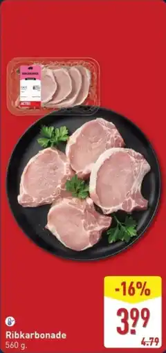 ALDI Ribkarbonade aanbieding