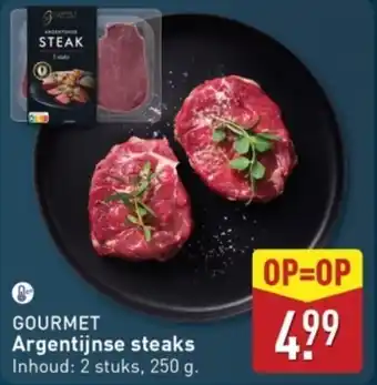 ALDI Gourmet Argentijnse Steaks aanbieding