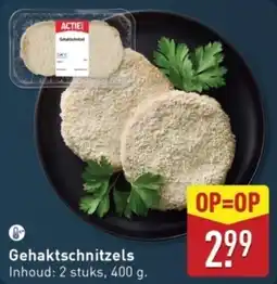 ALDI Gehaktschnitzels aanbieding