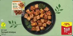 ALDI My Vay Tempeh Blokjes aanbieding