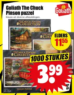 Dirk Goliath the chuck pinson puzzel aanbieding