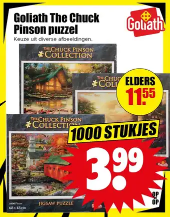 Dirk Goliath the chuck pinson puzzel aanbieding