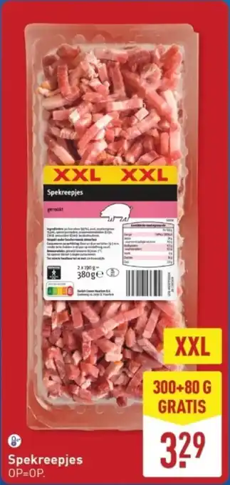 ALDI Spekreepjes XXL aanbieding
