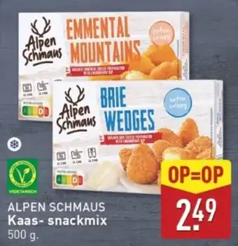 ALDI Alpen Schmaus Kaas Snackmix aanbieding