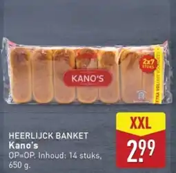 ALDI Heerlijck Banket Kano's XXL aanbieding