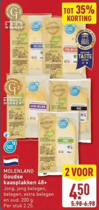 ALDI Molenland Goudse kaasplakken 48+ aanbieding
