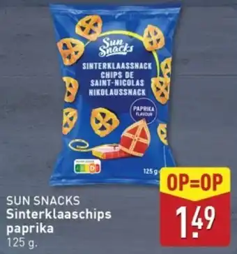 ALDI Sun Snack Sinterklaaschips Paprika aanbieding