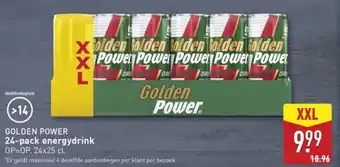 ALDI Golden Power Energydrink XXL aanbieding