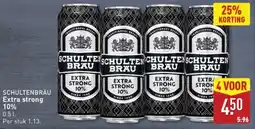 ALDI Schultenbräu Extra Strong 10% aanbieding