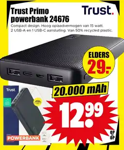 Dirk Trust Primo powerbank 24676 aanbieding