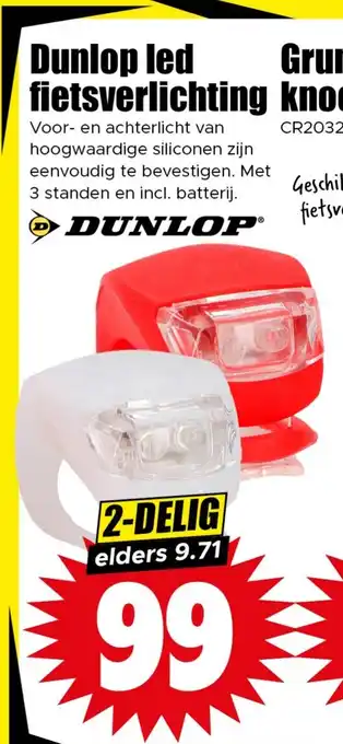 Dirk Dunlop led fietsverlichting aanbieding