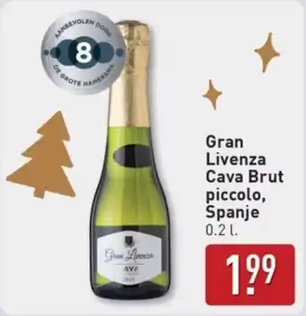 ALDI Gran Livenza Cava Brut piccolo, Spanje aanbieding