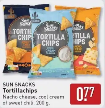 ALDI Sun Snacks Tortillachips aanbieding