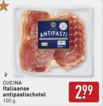 ALDI Cucina Italiaanse Antipastischotel aanbieding
