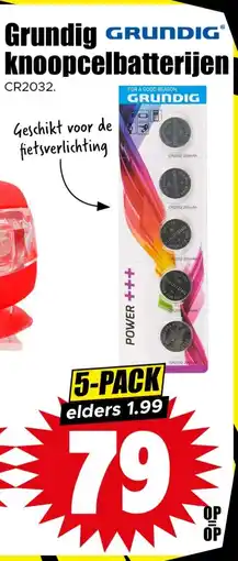 Dirk Grundig knoopcelbatterijen aanbieding