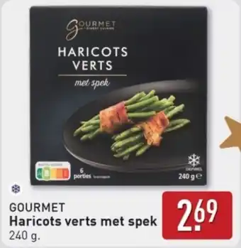 ALDI Gourmet Haricots Verts met Spek aanbieding