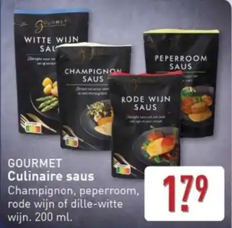 ALDI Gourmet Culinaire Saus aanbieding
