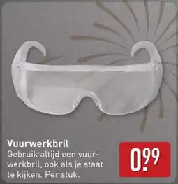ALDI Vuurwerkbril aanbieding