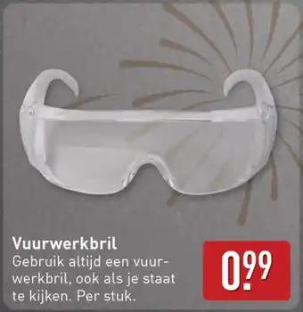 ALDI Vuurwerkbril aanbieding